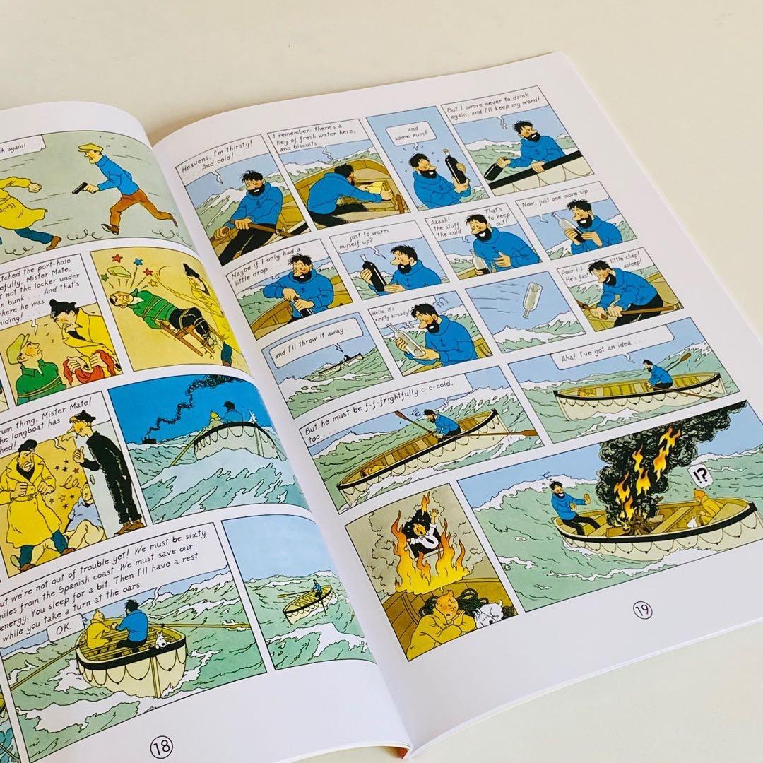 The adventures of TinTin タンタンの冒険　英語コミックス
