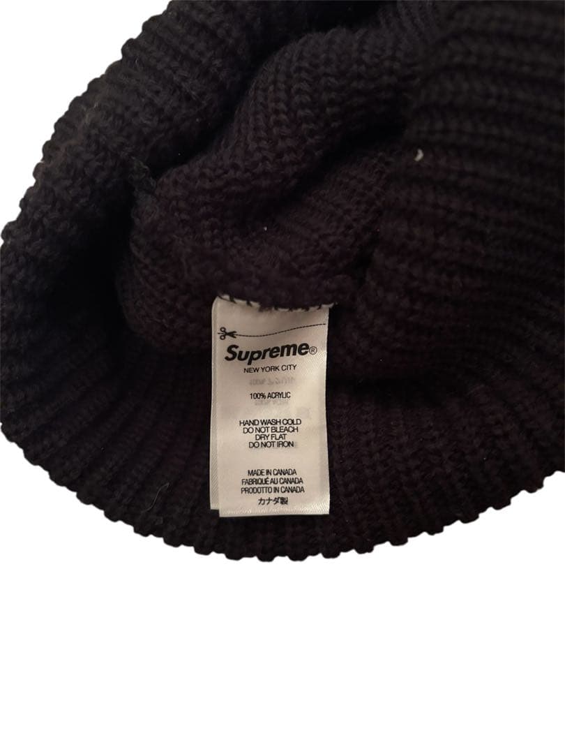 Supreme Loose Gauge Beanie ブラック