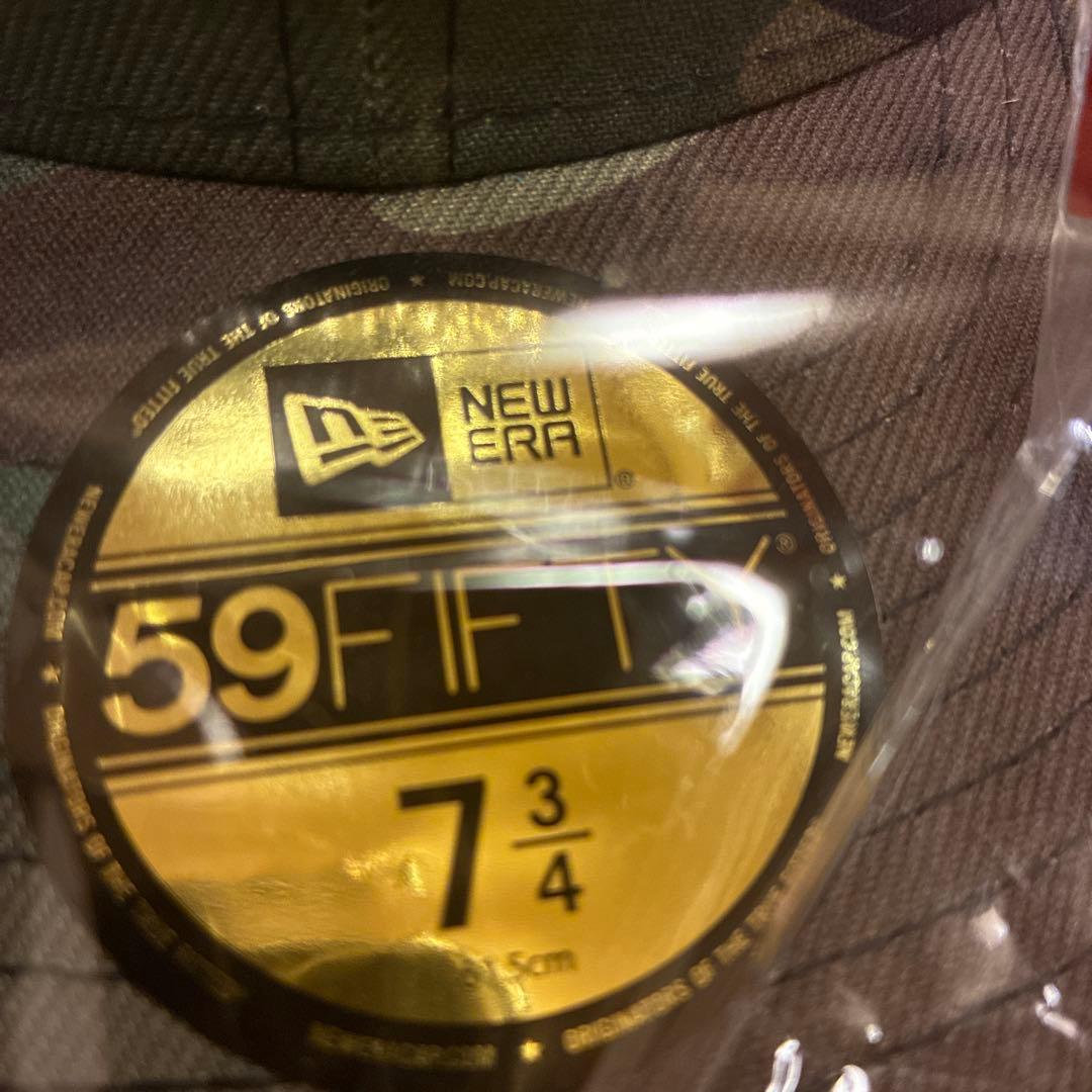 レ*オ様 Supreme 59FIFTY 迷彩キャップ 7 3/4