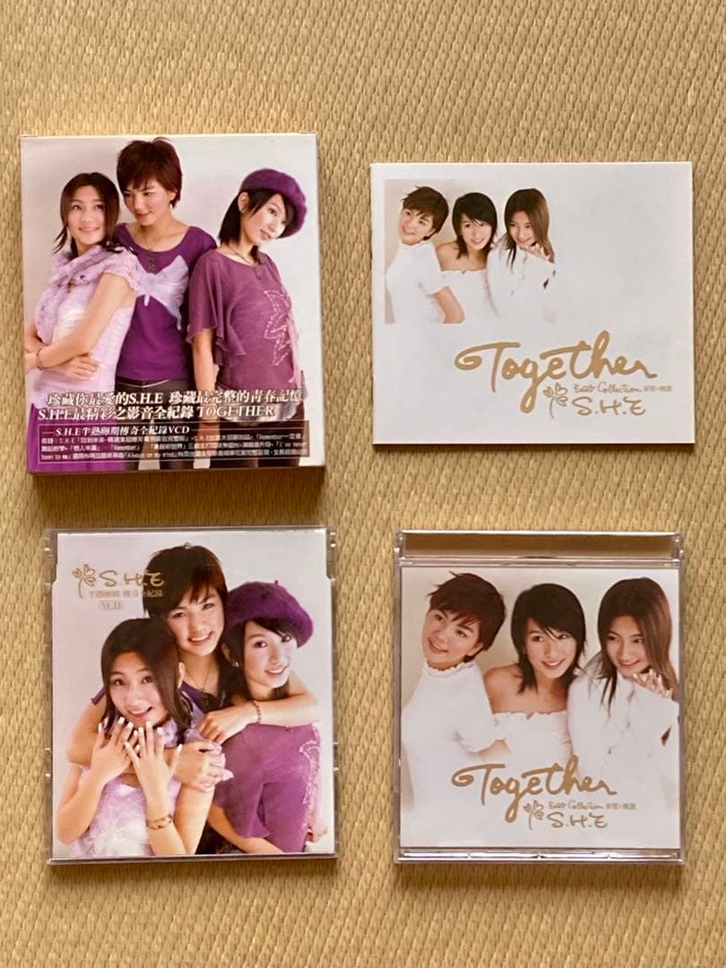 S.H.E CD DVD 4セット