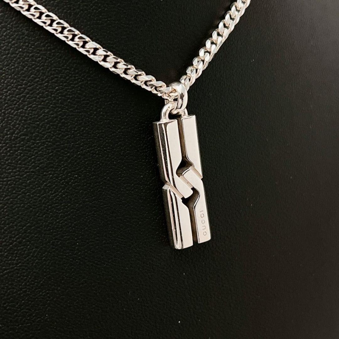 極美品 グッチ GUCCI 925 ネックレス ペンダント シルバー OT520