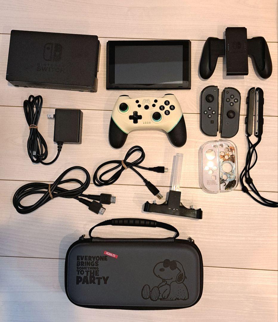 【ジャンク】美品Nintendo Switch 本体、付属品多数