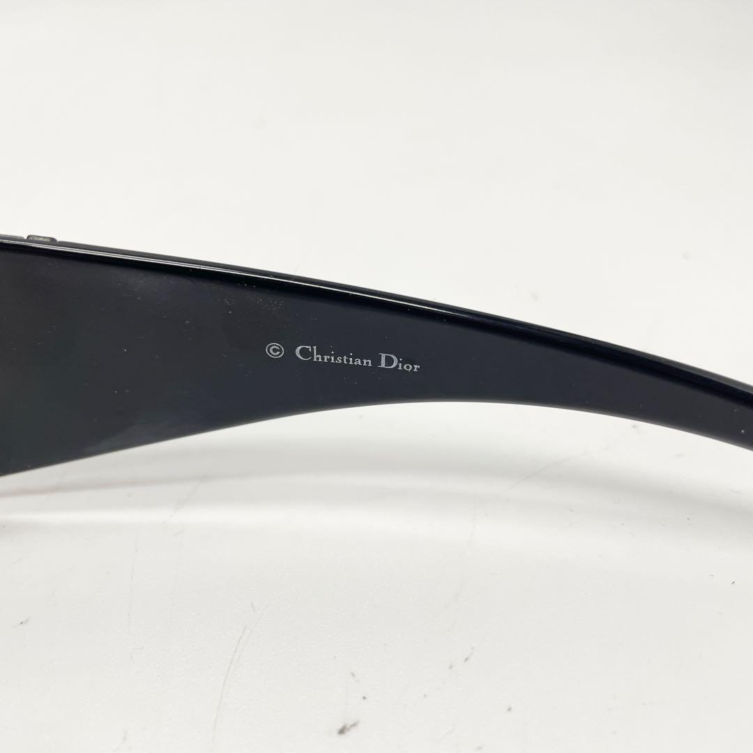 DIOR ディオール　サングラス　ブラック　ロゴ　太め　黒縁