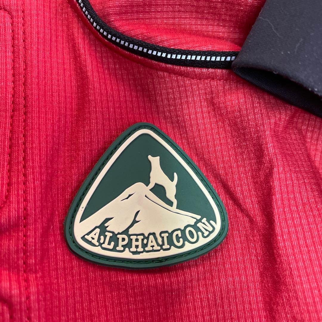 ALPHAICON レッド犬用フルボディスーツMサイズ