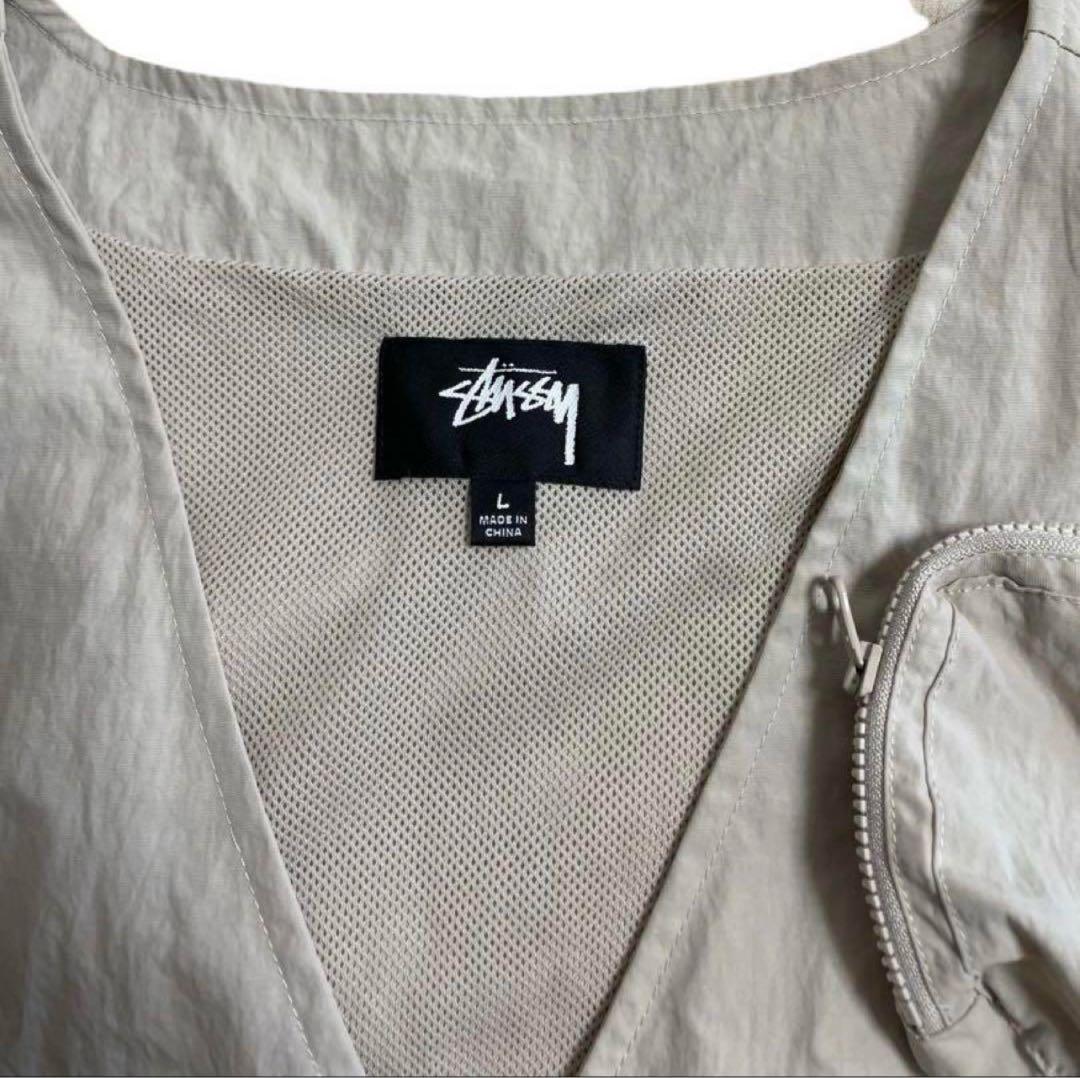 STUSSY Nylon Approach Vest ナイロンベスト　ベージュ
