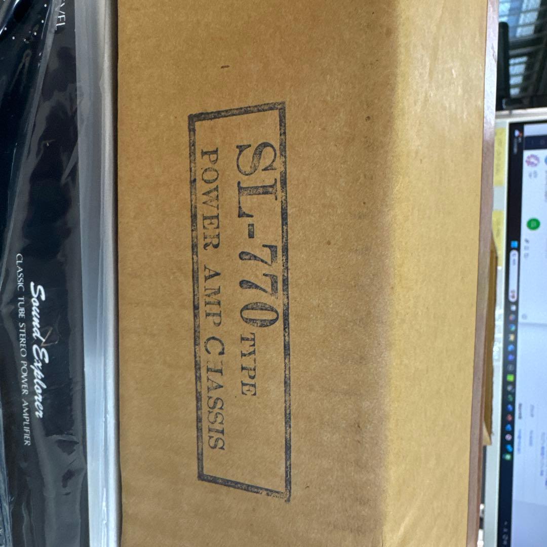 未使用品鈴蘭堂Sound Explorer SL-770 チューブパワーアンプ