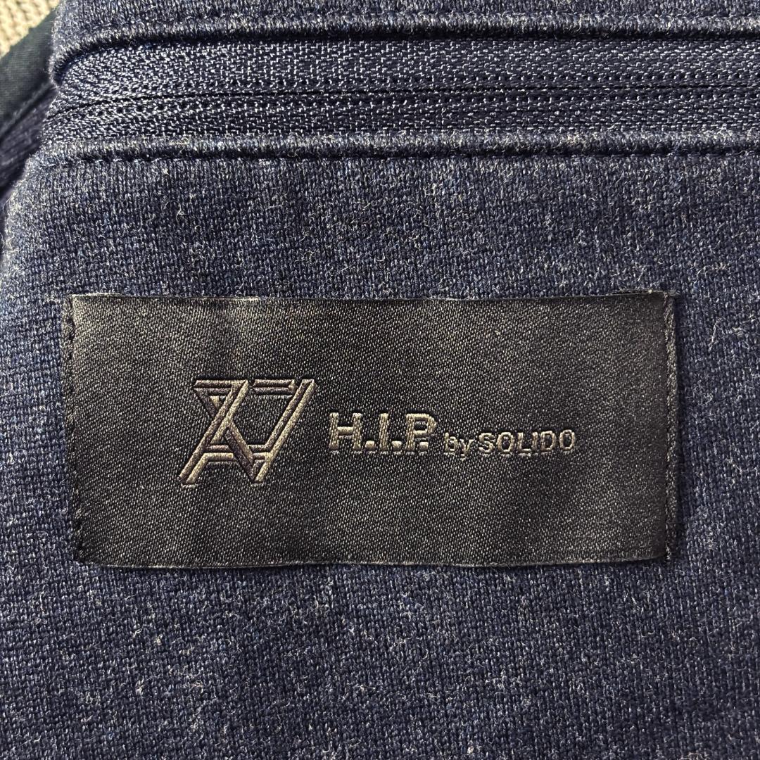 H.I.P by SOLIDO テーラードジャケット M ネイビー トラベル