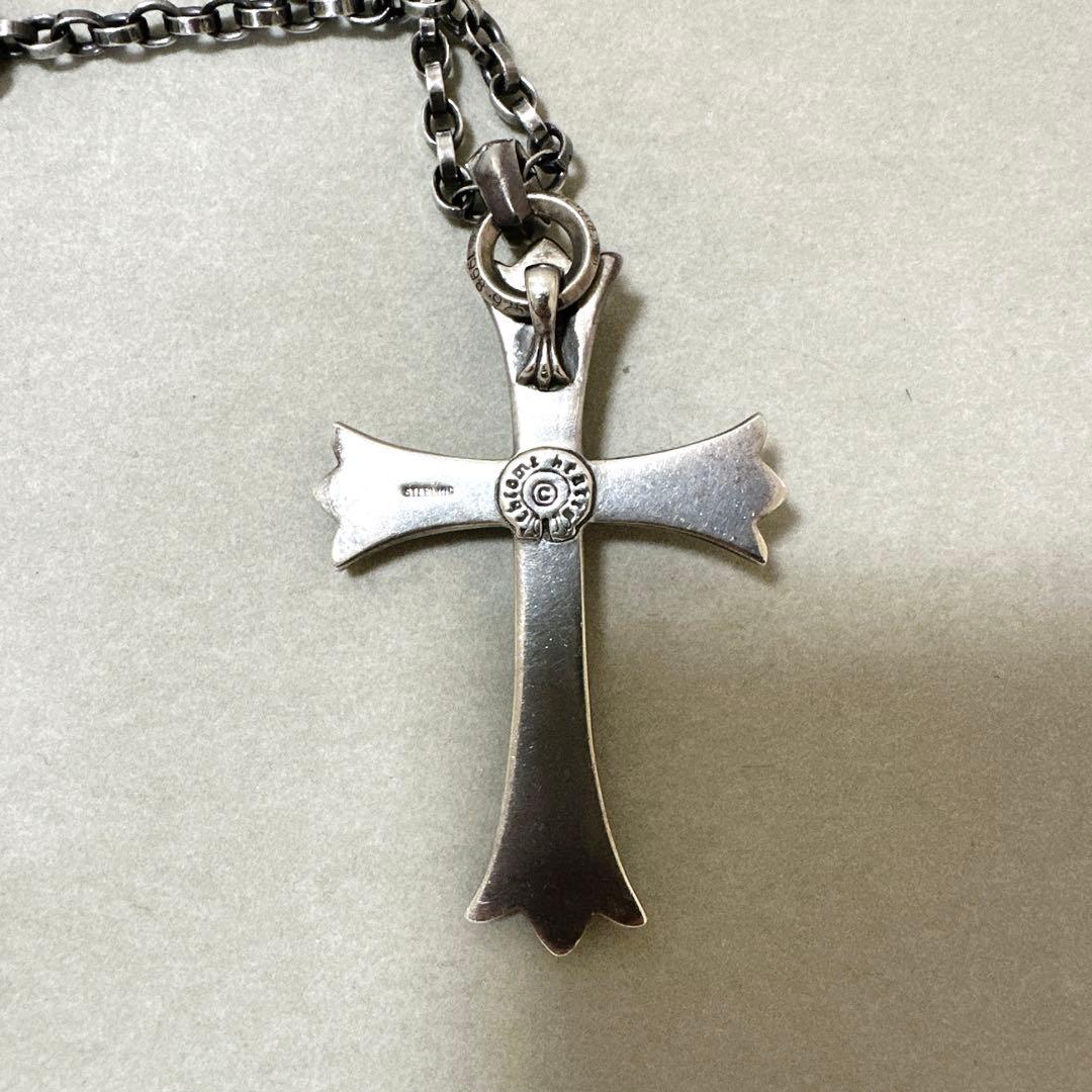 【再出品】クロムハーツ クロスネックレス シルバー925 保存袋付き