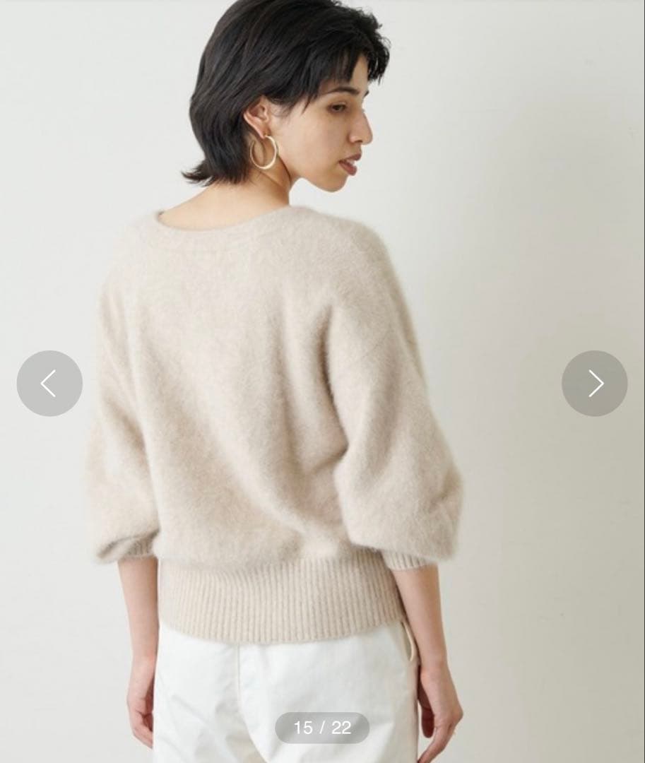 まっきー　新品　Whim Gazette FOXEY2WAYカーディガン