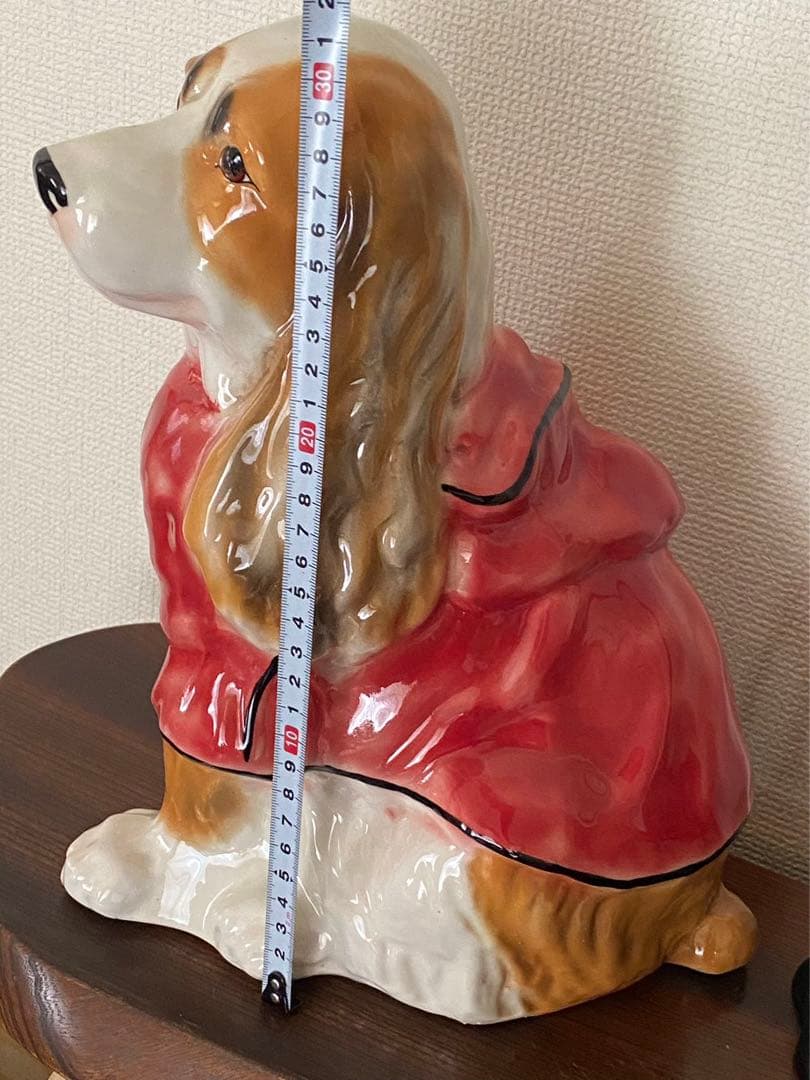 陶磁 犬 置物