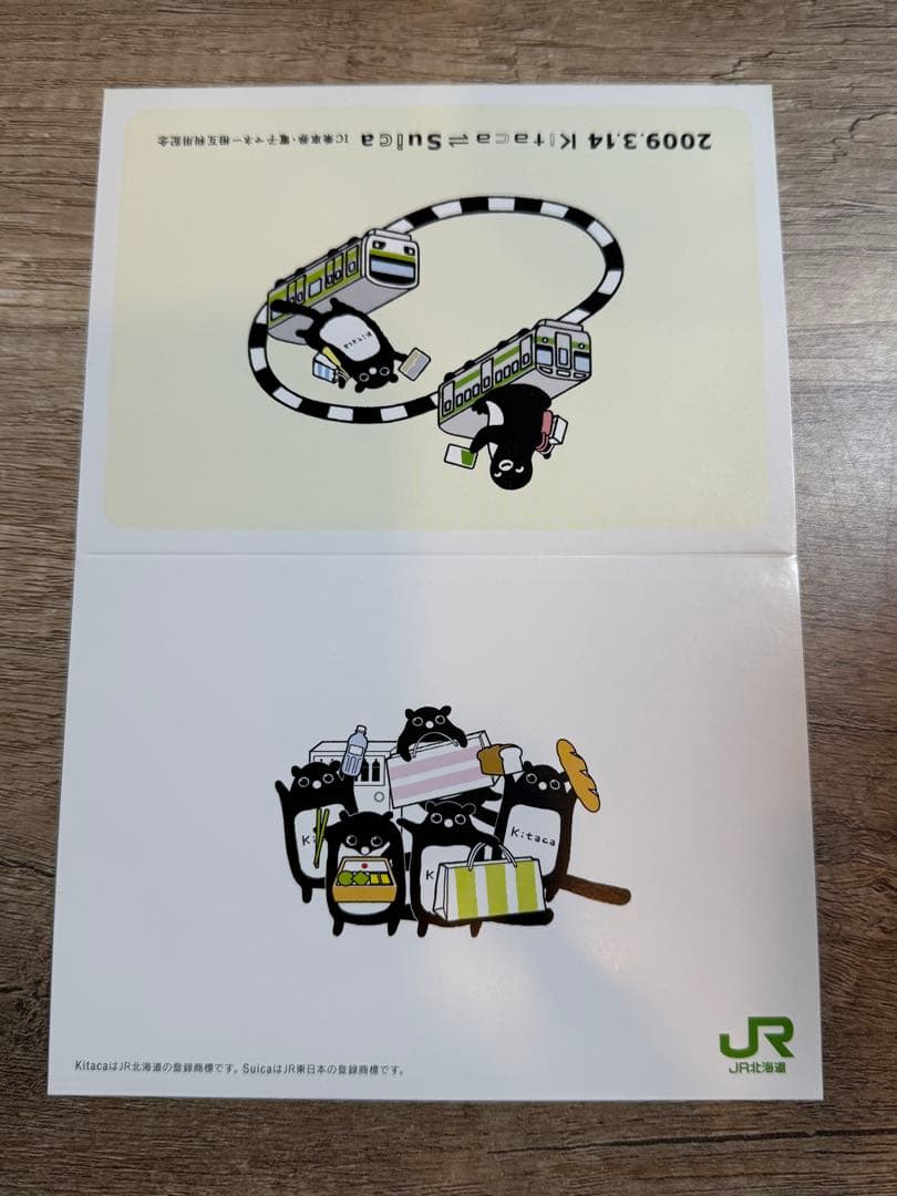 Suica Kitaca 新品未使用　ICカード　鉄道グッズ