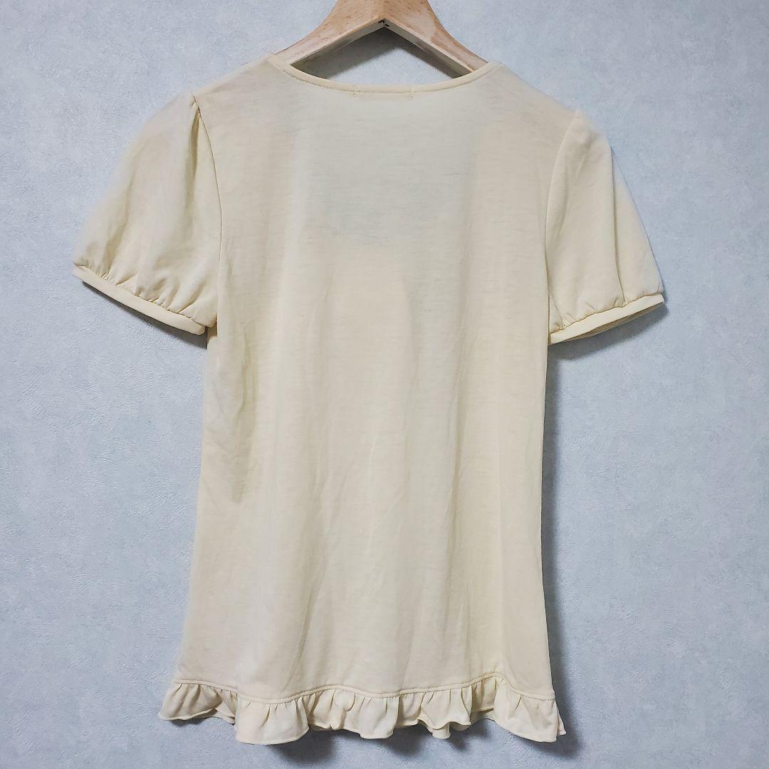 希少 axes femme ビッグリボンカットソー プルオーバー アイボリー