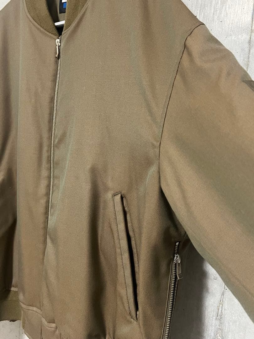 メゾンスペシャル プライム オーバー ウール シャンブレー MA-1