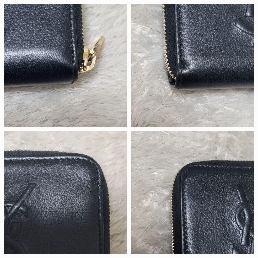 YVES SAINT LAURENT カサンドラ コンパクト ジップ 箱付き