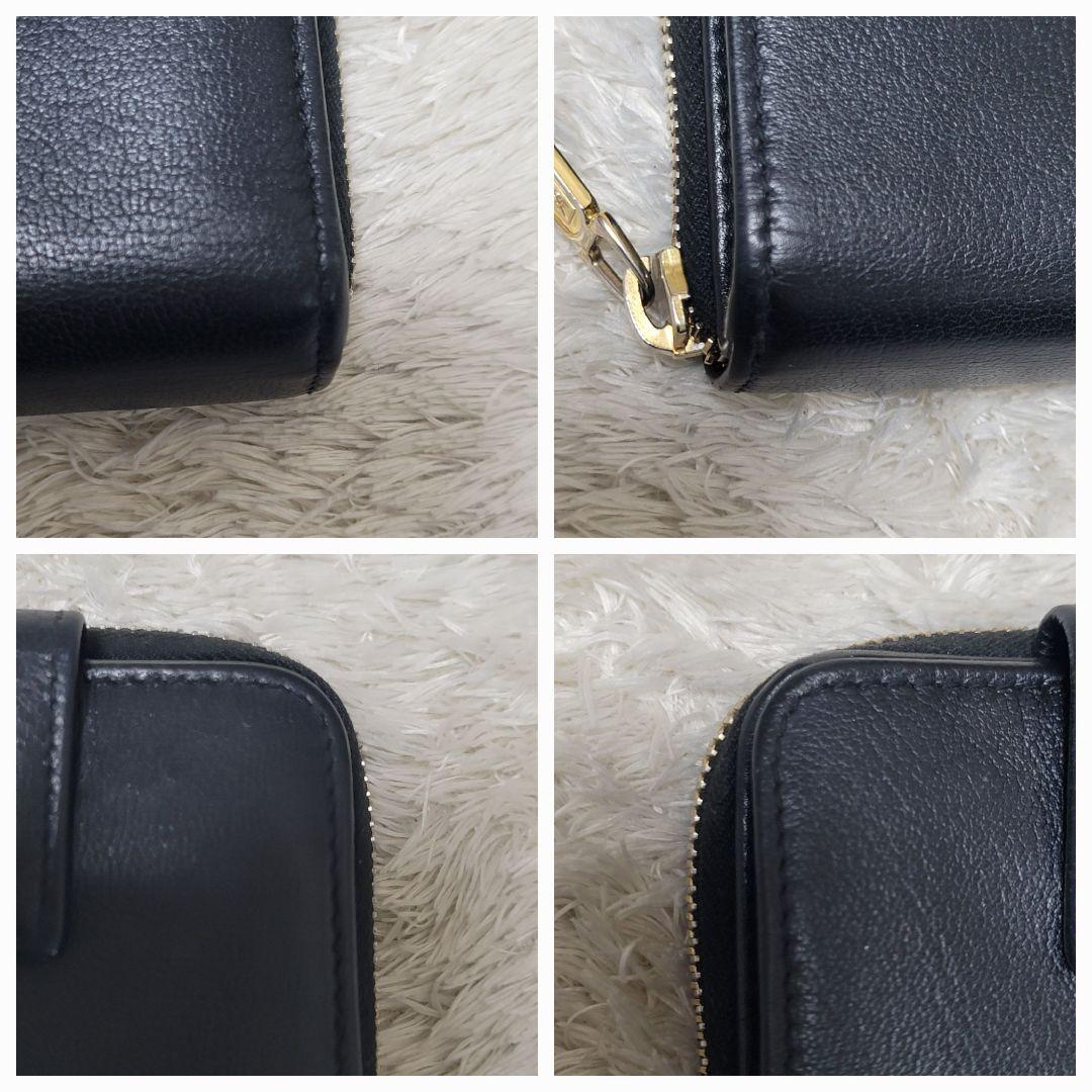 YVES SAINT LAURENT カサンドラ コンパクト ジップ 箱付き