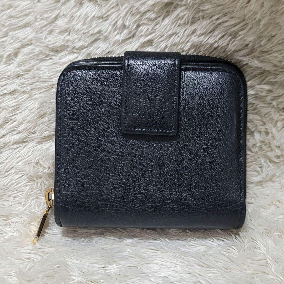 YVES SAINT LAURENT カサンドラ コンパクト ジップ 箱付き