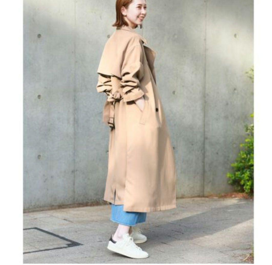 SLOBE IENA　ウォッシャブルトレンチコート　ベージュ