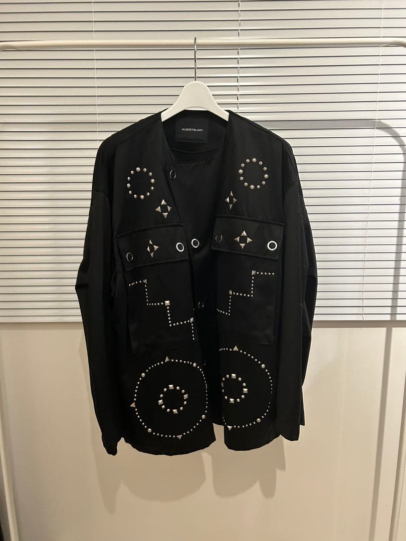 オールモストブラック　20SS スタッズ ブルゾン
