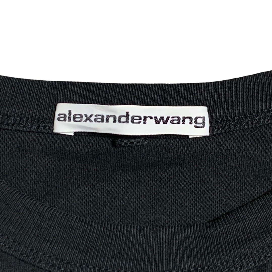 alexanderwang クロップドTシャツ ブラック【XS】半袖