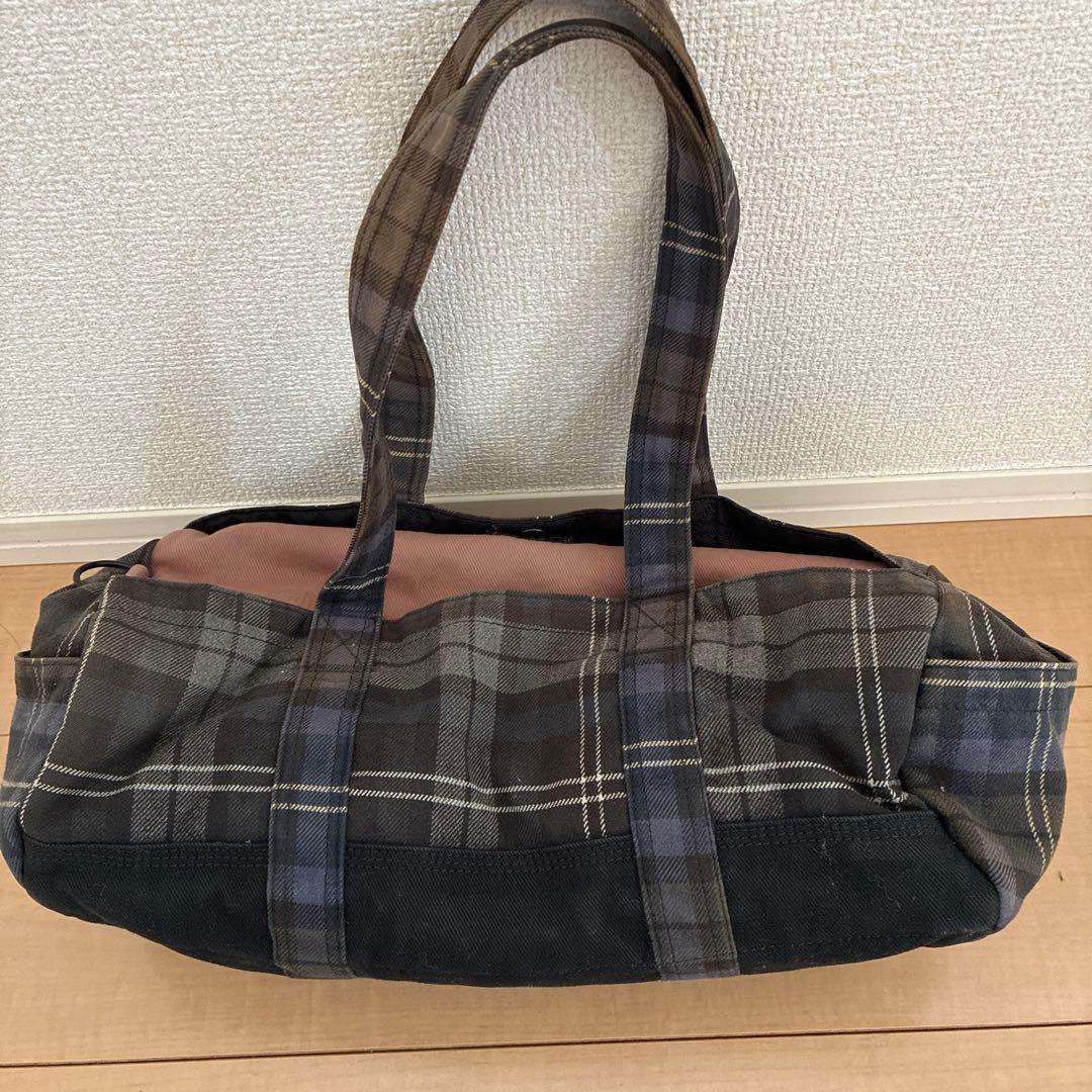 atmos×PORTER アトモス×ポーター チェック ボストンバッグ