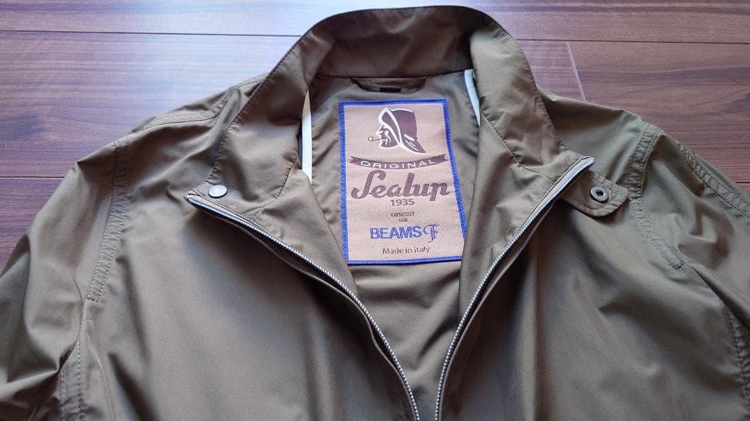 【極美品】SEALUP BEAMS F別注ドライビングブルゾン オリーブ48