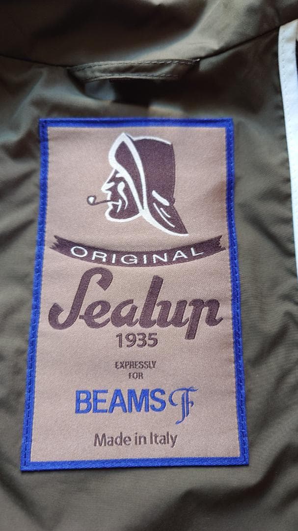 【極美品】SEALUP BEAMS F別注ドライビングブルゾン オリーブ48