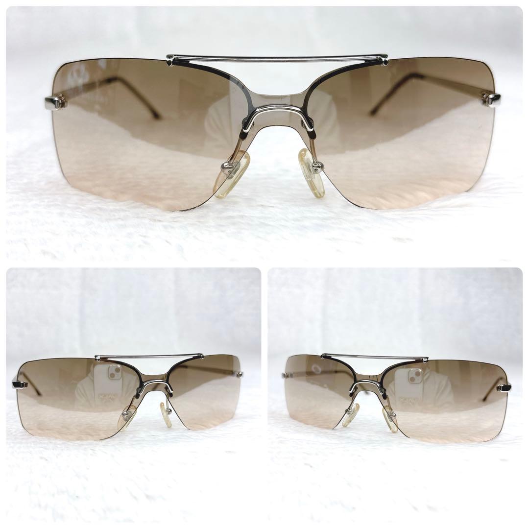 小物 Christian Dior Rimless Sunglasses Y2K