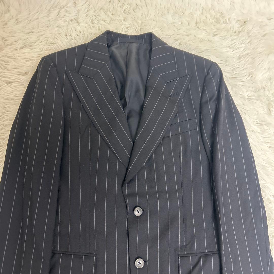 【美品】GUCCI トムフォード期 ストライプ カシミヤ混　スーツ セットアップ
