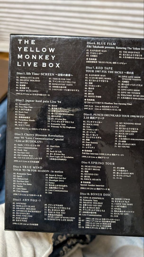 ミュージック THE YELLOW MONKEY LIVE BOX