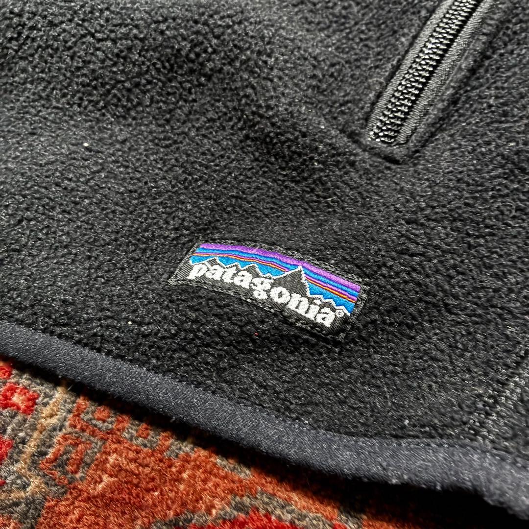00s Patagonia シンチラ フリース ベスト 黒 ブラック L