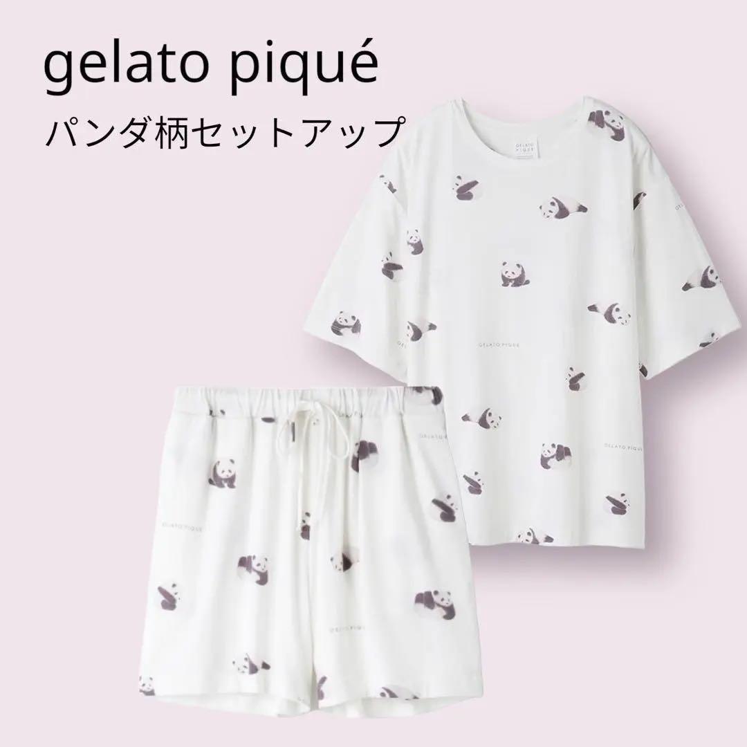 ジェラピケ パンダ 半袖 ルームウェア ズボン パジャマ