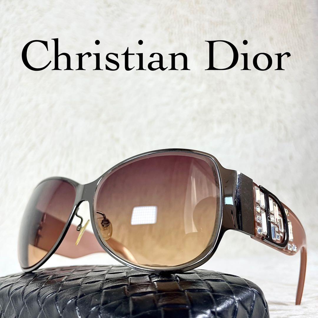 美品　Christian Dior　INDINIGHT　サングラス　ブラウン