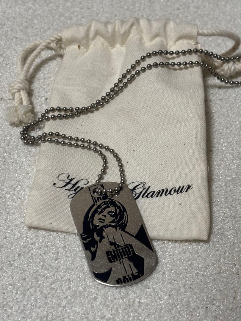HYSTERIC GLAMOUR ドッグタグ ネックレス ヒステリックグラマー