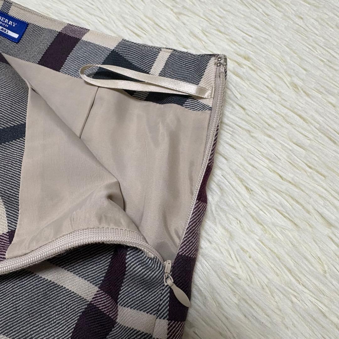 美品　バーバリーブルーレーベル　ショートパンツ　キュロット　ノバチェック　M