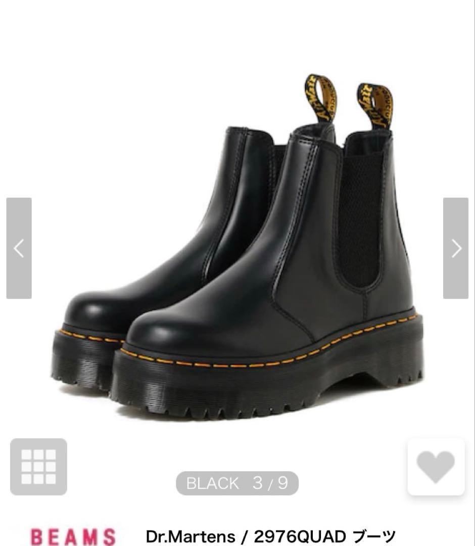 Dr.Martens 2976QUAD チェルシーブーツ ブラック