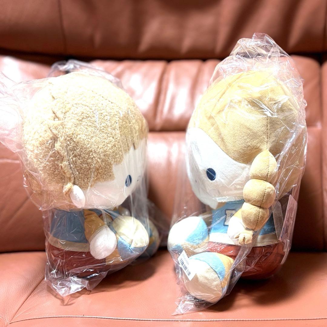 グレイッシュハングアウトもこもこブランケット、BIGぬいぐるみ6種の7点セット