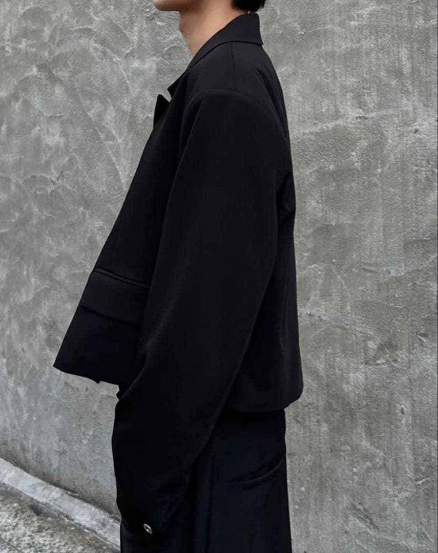 ジャケット・アウター mettal buckle cropped jacket