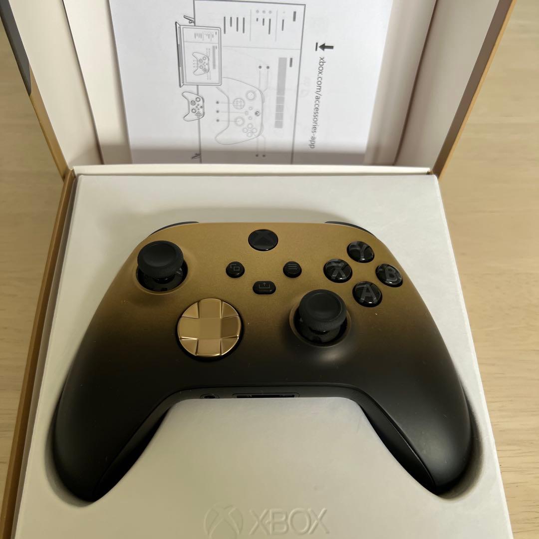 Xbox ワイヤレスコントローラー GOLD SHADOW QAU-00123