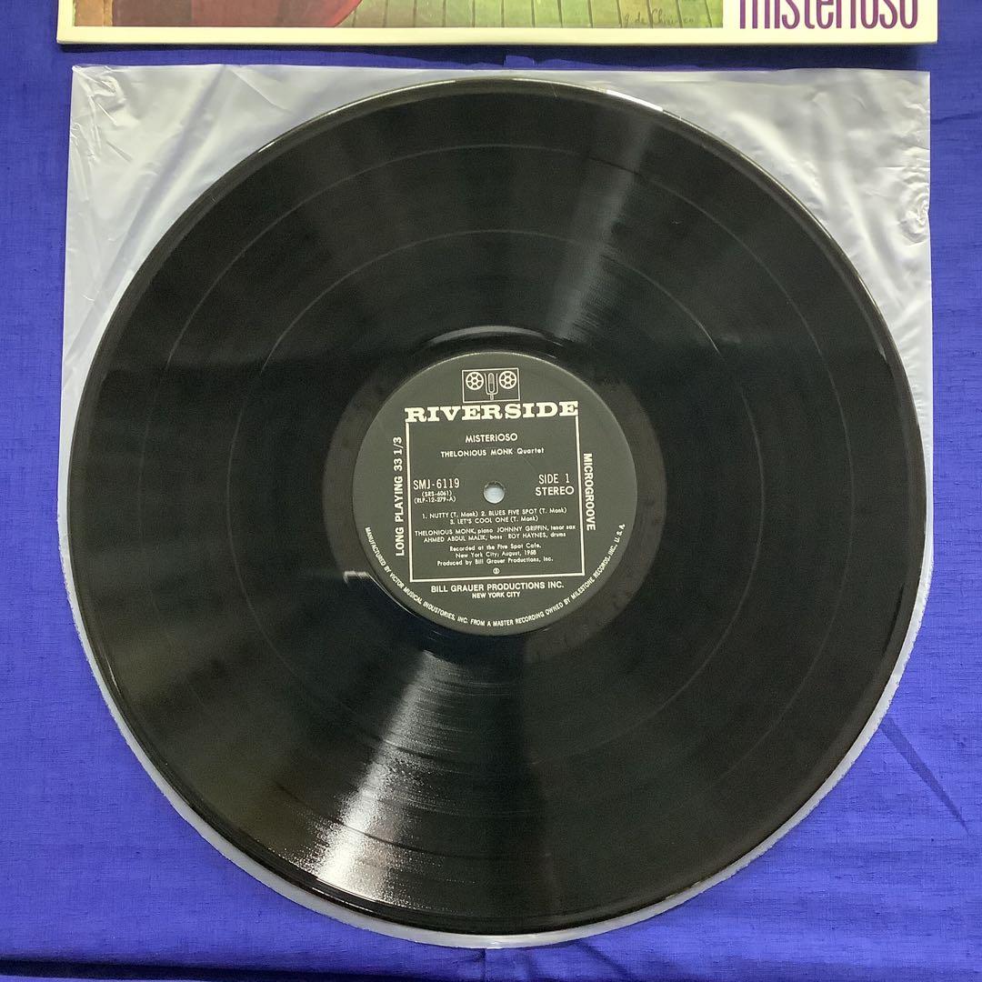 輸入盤LPレコード　Thelonious Monk / Misterioso