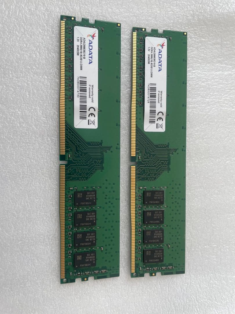 ADATA DDR4-2666 8GB 2枚組(計16GB)