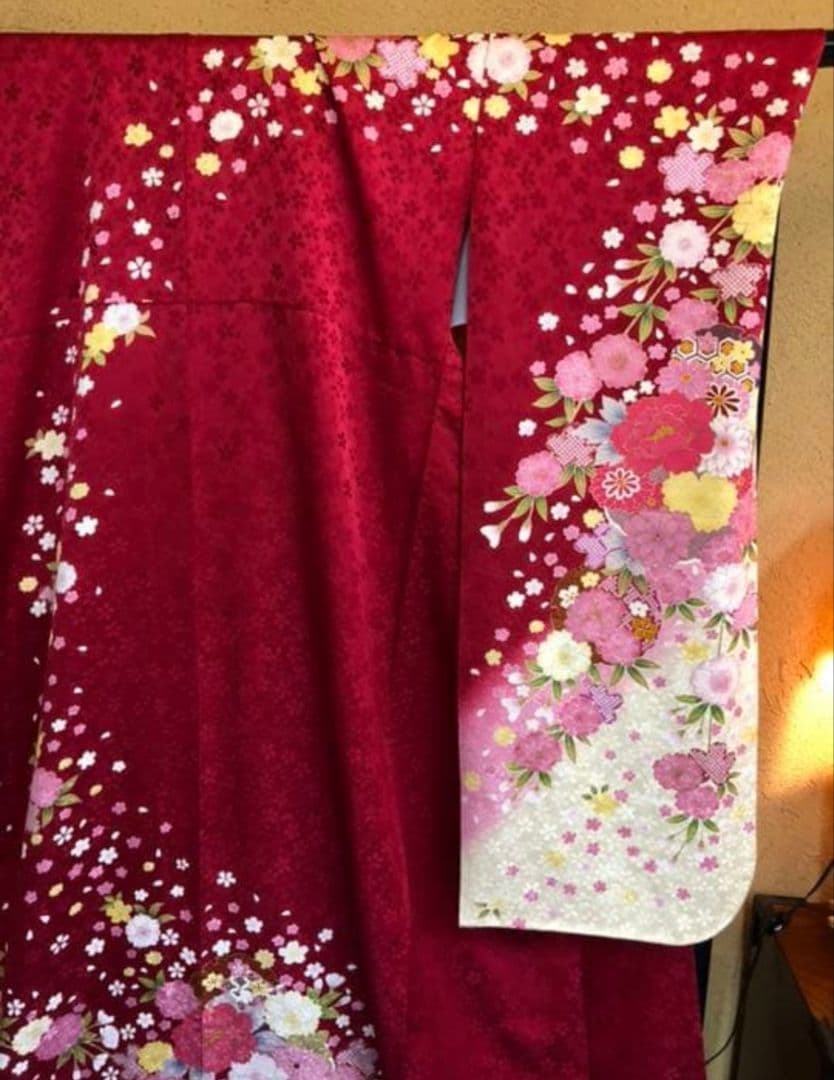 訳あり！格安！中古の振袖（正絹）大きいサイズ