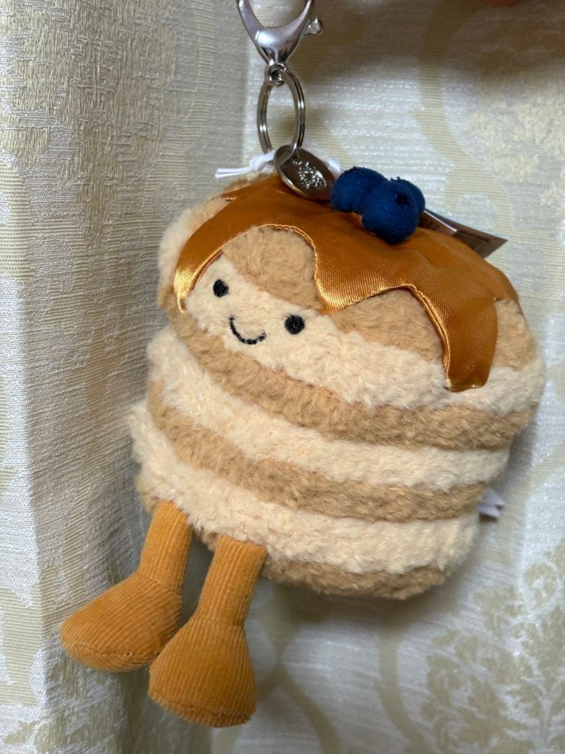  FAO SCHWARZ NY パンケーキぬいぐるみキーホルダー