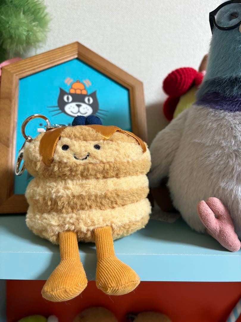  FAO SCHWARZ NY パンケーキぬいぐるみキーホルダー