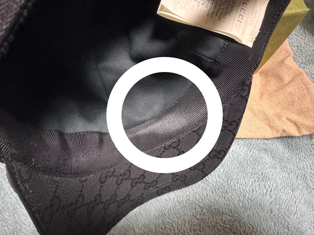 Gucci GG キャップ 帽子 ブラック 箱付き