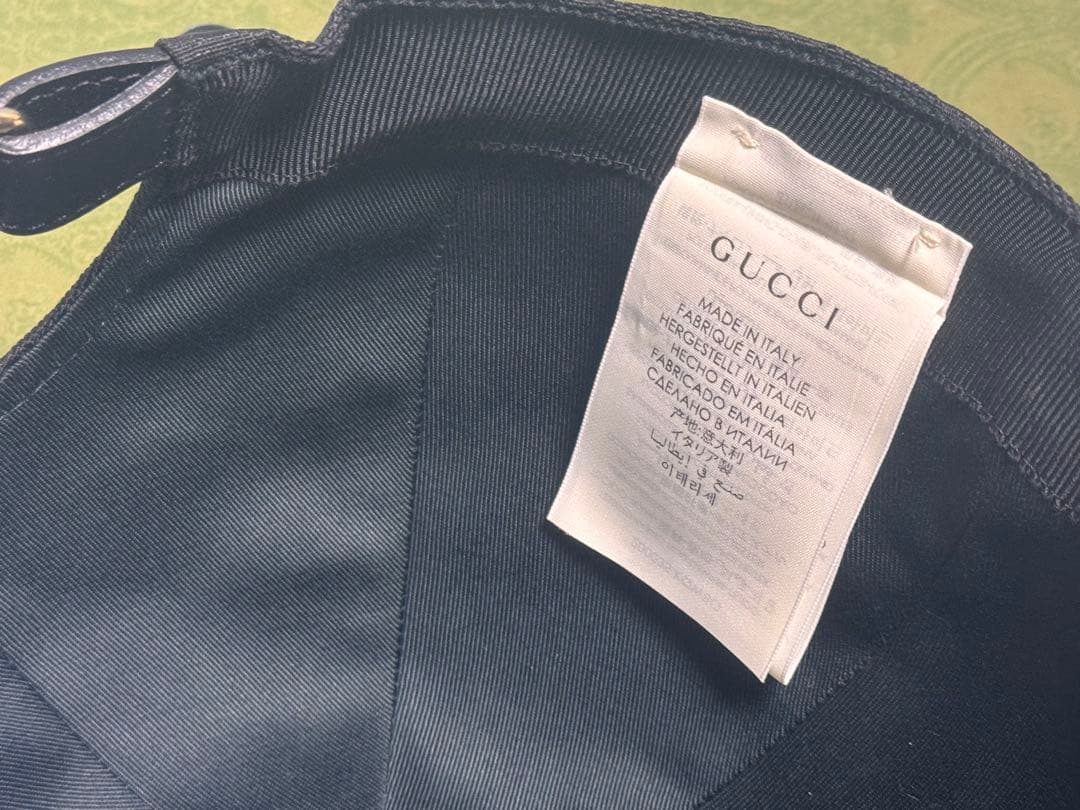 Gucci GG キャップ 帽子 ブラック 箱付き