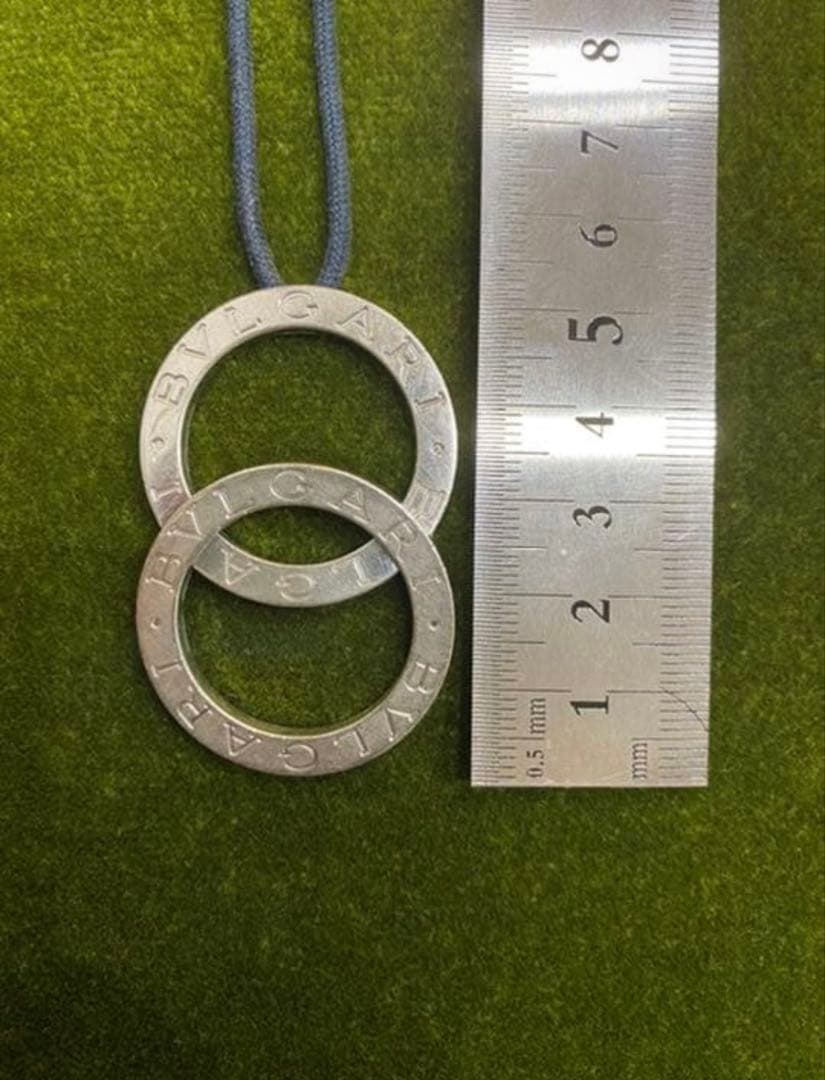 BVLGARI ブルガリ　ネックレス　ケース付き リング　ダブルリング