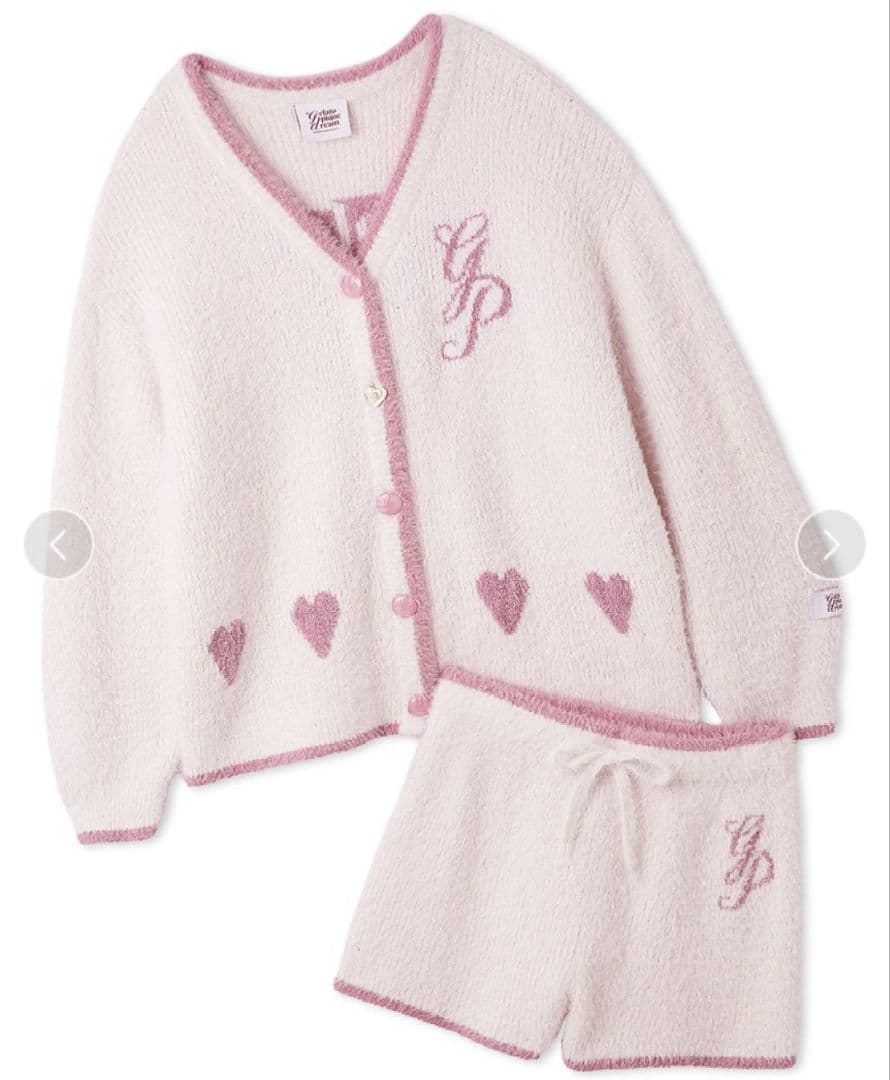 【限定♡完売】正規品♡ジェラートピケ ラメフェザーカーディガン＆ショートパンツ