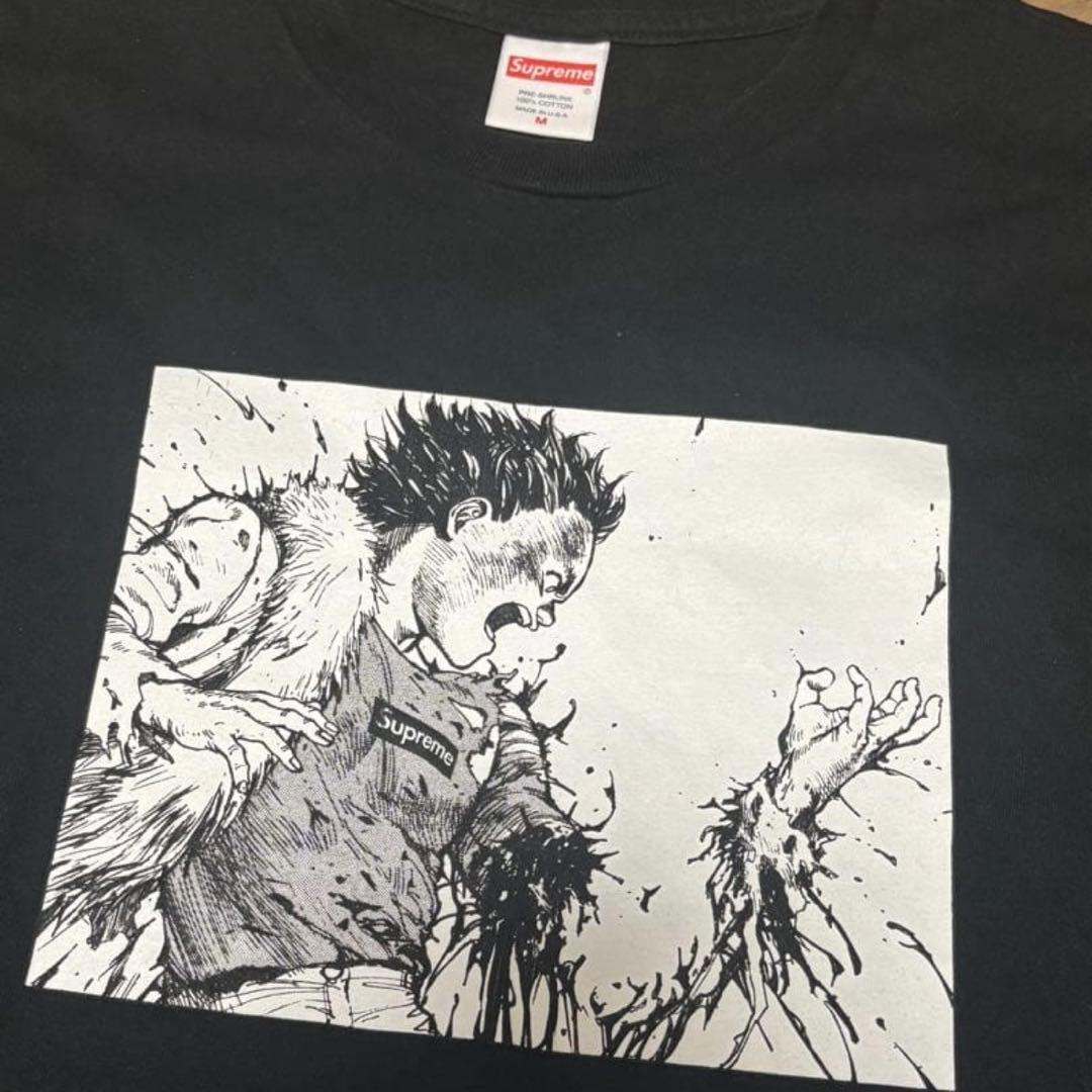17AW supreme×AKIRA Tシャツ黒M