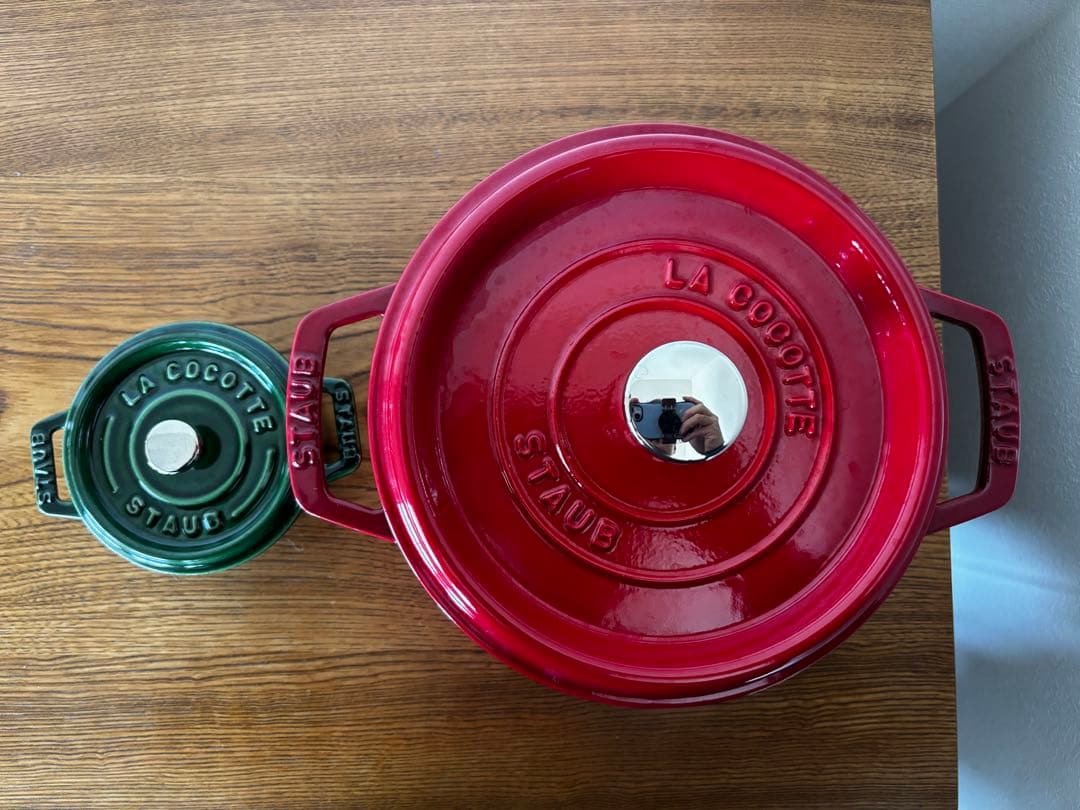 LA COCOTTE STAUB 鍋セット 赤 緑