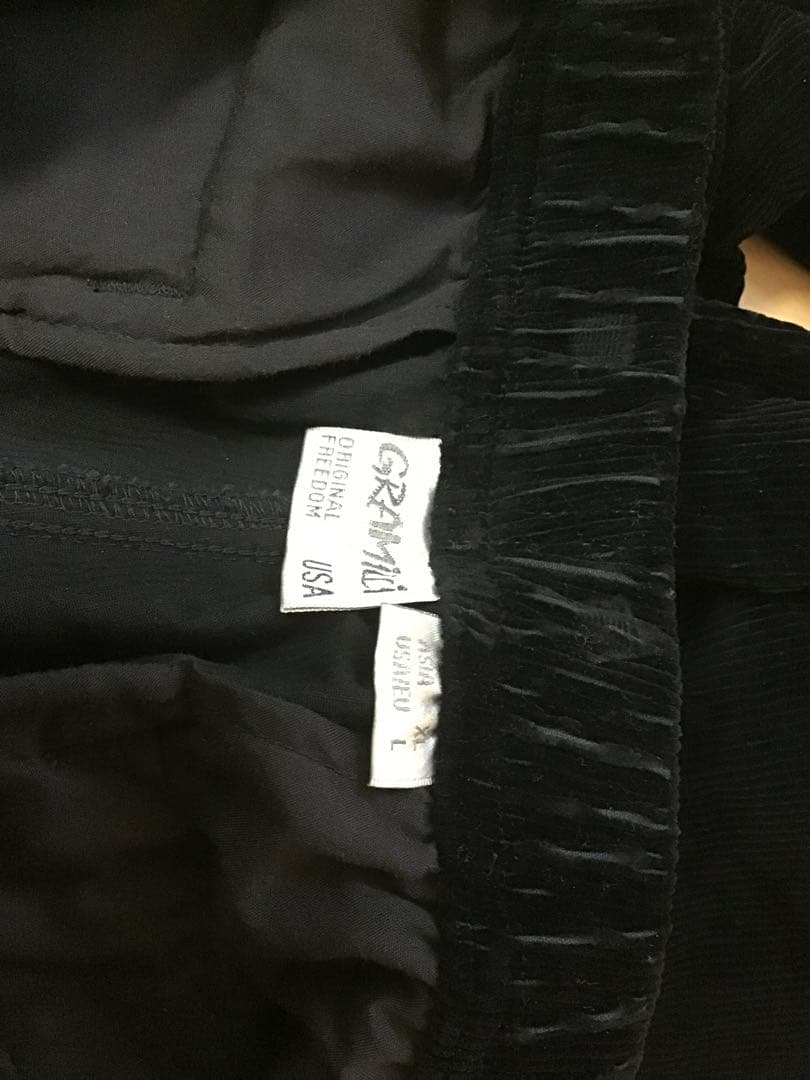 GRAMICCI コーデュロイNNパンツ　ブラック　XL